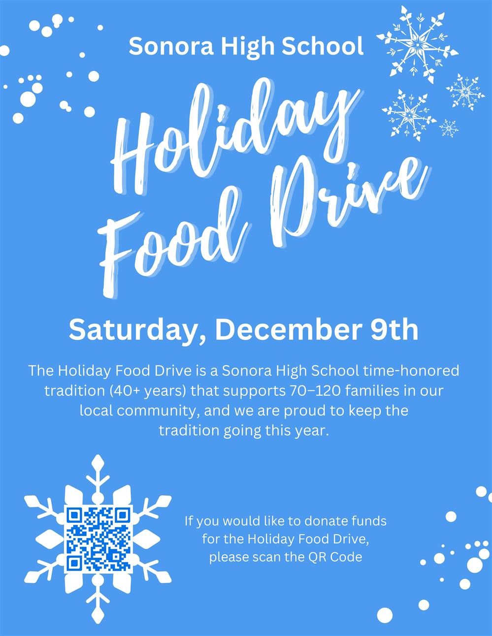  Holiday Food Drive